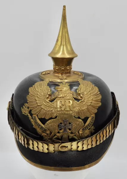 Prussian 88th Infantry Regiment - 2nd Nassau. Landwehr Officer Pickelhaube Visuel 1 principal